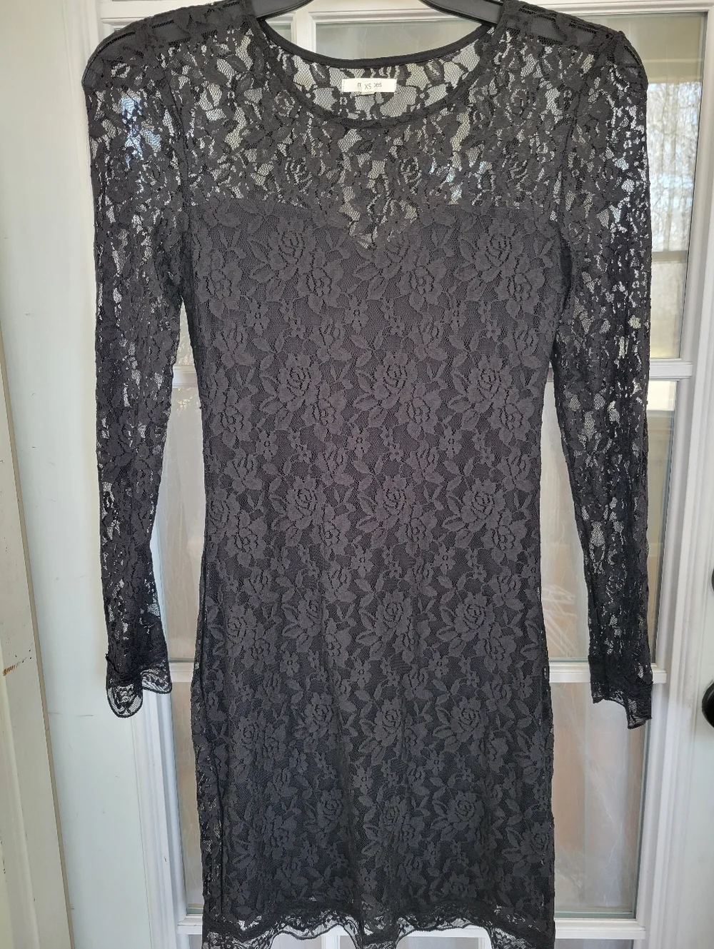 Maurices Black Lace Long Sleeve - Picture 1 of 8